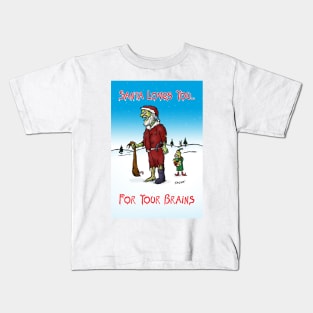 Zombie Santa Loves You Kids T-Shirt